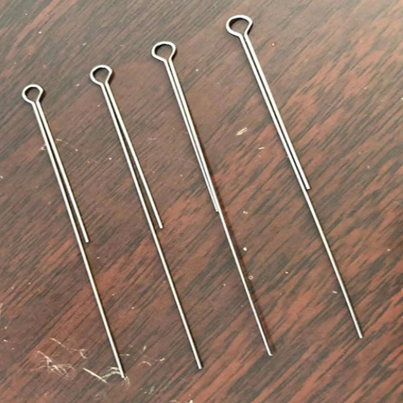 10-50 pcs 65mm-75mm piccole parti manuale composito filo mandrino esche da pesca esche accessori gancio