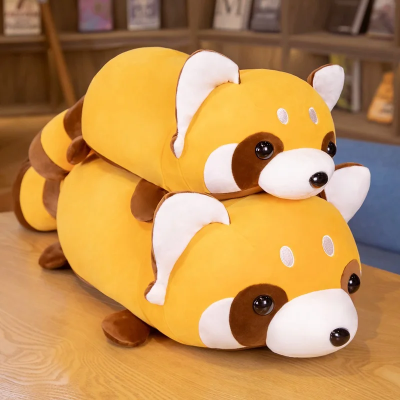 

60cm/80cm Soft Down Cotton Raccoon Plush Toy Stuffed Animals Doll Pillow Home Decor Birthday Gift For Children Girls