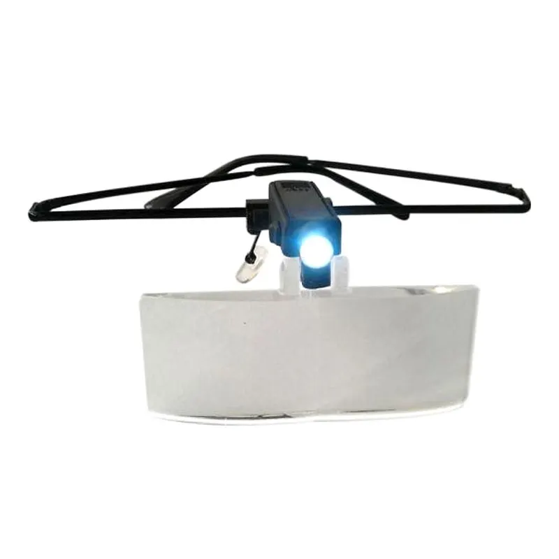 Imagem -02 - Lentes de Aumento com Luzes Led Lupa de Aumento de 35x 25x para Cílios