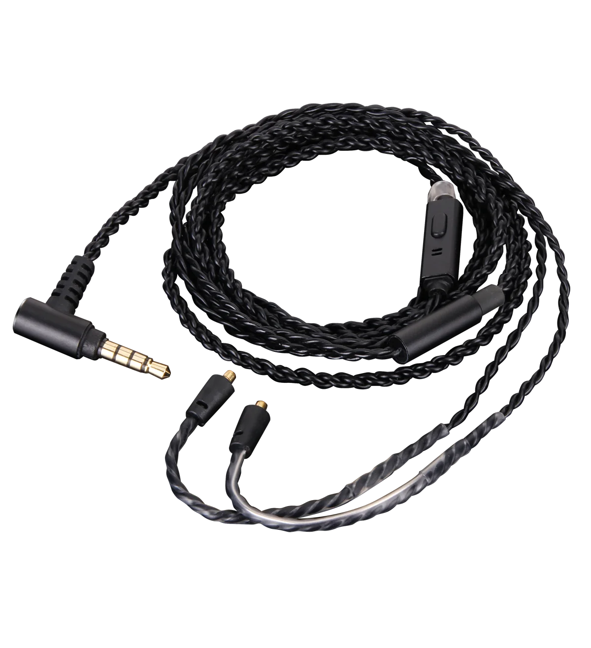 4-core braid OCC Audio Cable With mic For FiiO F5 F9 F9SE F9Pro FH1 FH5 FA7 FA1 FH7 FH5s FD3 FD3 pro FD5 FD7 FA9 FH7S