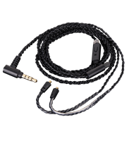 4-core braid OCC Audio Cable With remote mic For BGVP DX6 NE5 DH5 DX6 DN3 Meze Audio ADVAR/RAI SOLO/RAI PENTA Headphones