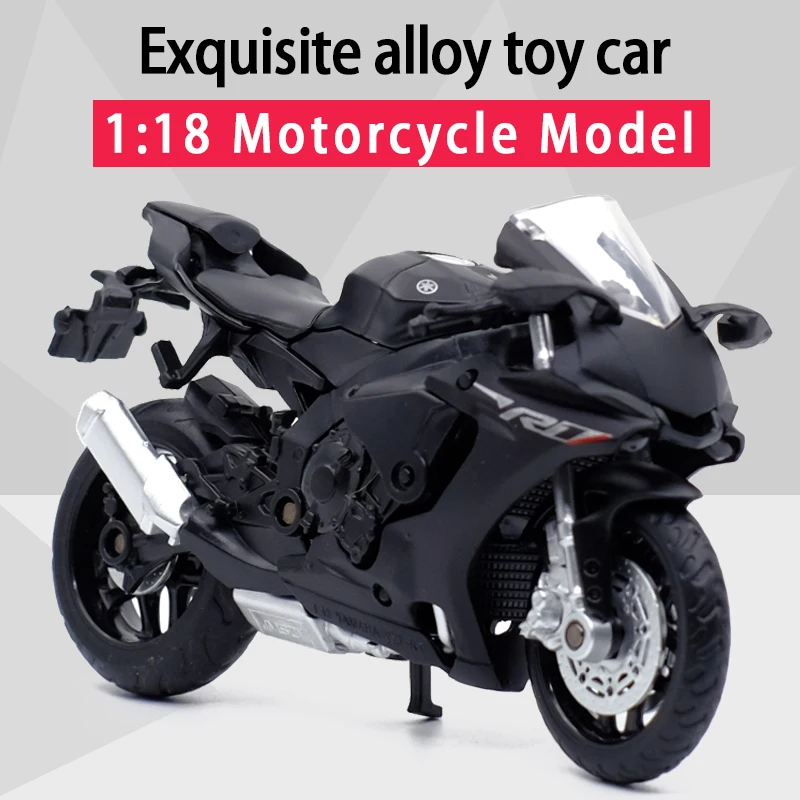 

CaiPo 1:18 YAMAHA YZF-R1 Alloy Diecast Sport Motorcycle Model Workable Shork-Absorber Toy For Children Gifts Toy Collection