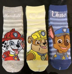 Chaussettes Pat'Patrouille en coton pour enfant de 3 à 8 ans, 1 paire, chase marshall skye fortifible, nouveauté 2024