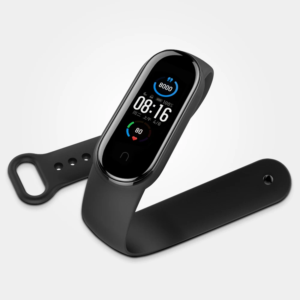 Bracelet de montre en Silicone pour Xiaomi Mi Band 7 6 5 4 3, accessoires de montre intelligente