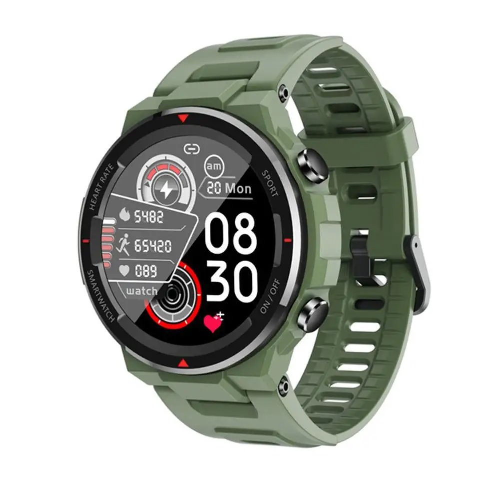 2021 Men Boys Smartwatch Outdoor Sport Smart Watch Multi-Sports Mode Activity Fitness Tracker Life Waterproof Wristwatch