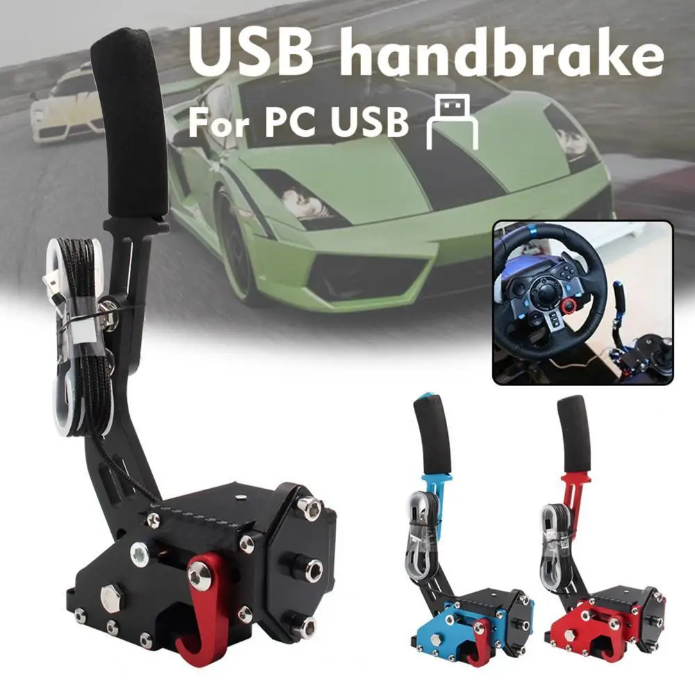 

USB Handbrake Universal 16 Bit Brake System PC SIM Linear Handbrake for G27 G25 G29 T500 T300 FANATECOSW LFS Racing Gam