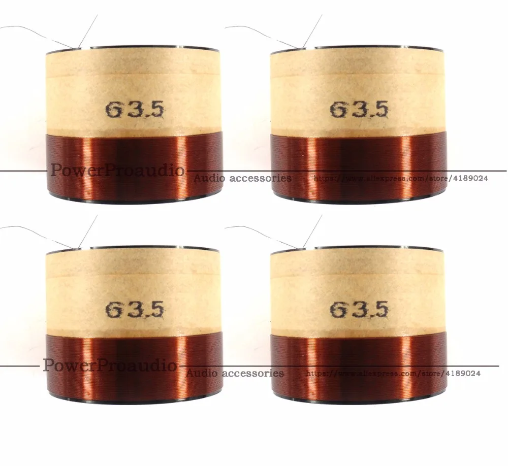 2PAIR /4PCS 63.5mm voice coil for JBL 15 speaker M115-8A for replace 12 inch 15inch woofer/bass speaker