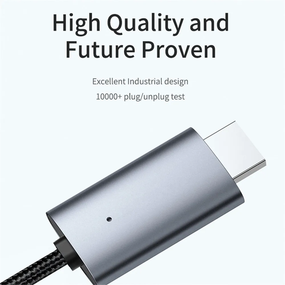 Kebidumei HD 1080P LD39 Phone to HDMI-Compatible Android Device to TV Projector Display for Android Phone Tablet to TV