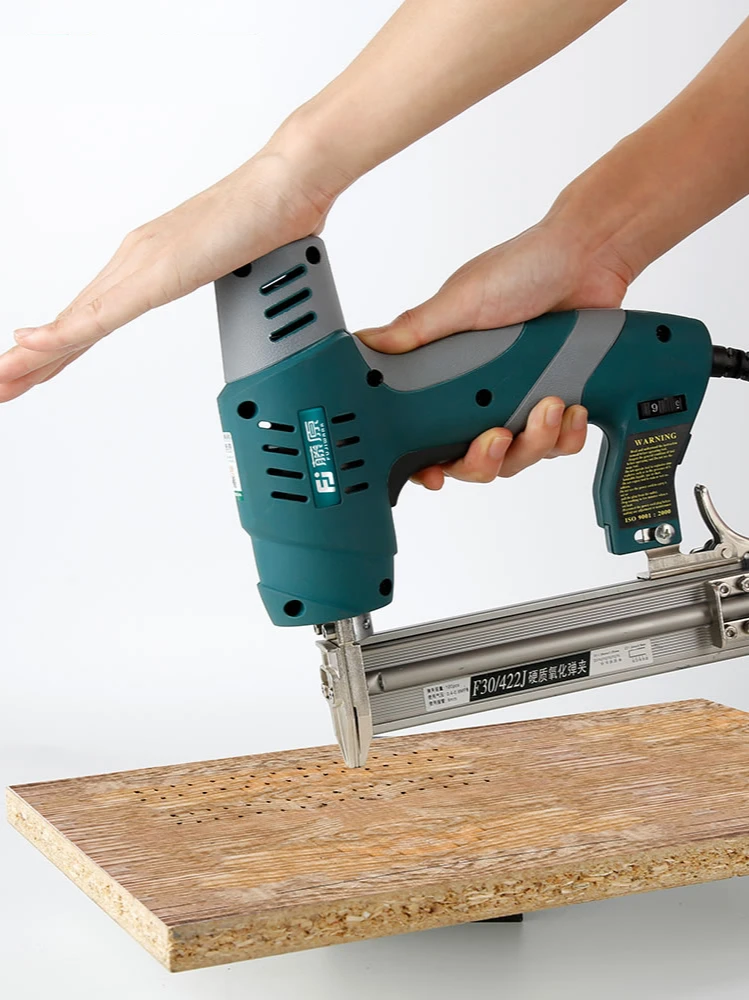 2000W Dual-Purpose Electric Nail Gun 220V Alat Listrik Pokok Kuku untuk Furniture Memaku Stapler Shooter