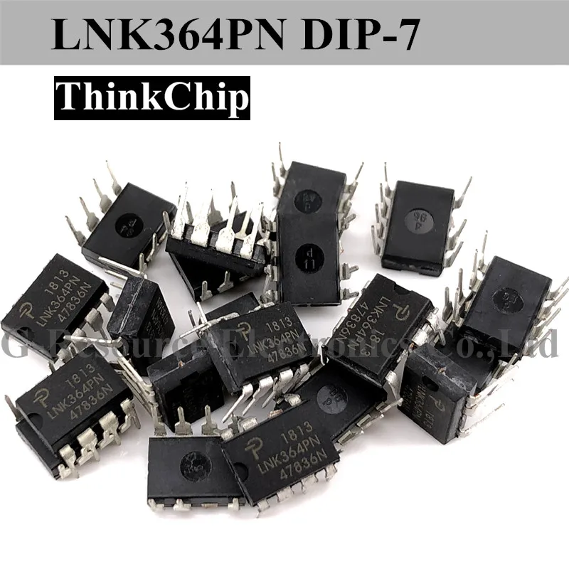 (10pcs) LNK364PN DIP-7 Energy-Effi cient Off-Line Switcher IC LNK364P DIP7 LNK364 DIP