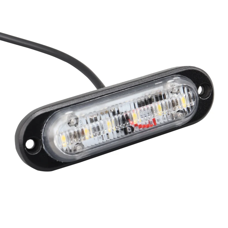 Mini Led Light Bar 6000K Car Work Signal Lamp Warning Emergency Lights for Universal Vehicle Coche Auto Led Light All In One