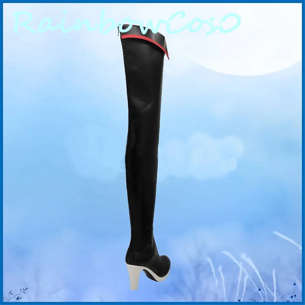 Mato Seihei no Slave Matoseihei no Slave Uzen Kyoka Cosplay zapatos botas juego Anime Halloween RainbowCos0 W1631