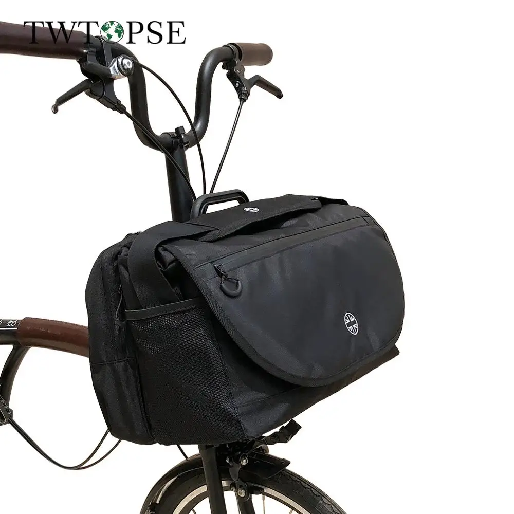 TWTOPSE Bicycle S Bags For Brompton Folding Bike Waterproof British Flag Pannier Luggage Basket Rainproof Cover S Bag For 3SIXTY