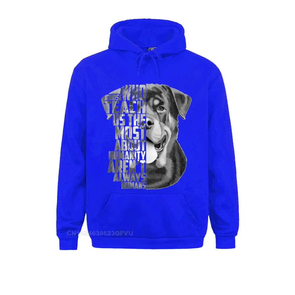 Vintage Rottweiler Head Loyalty Quote Portrait Dog Hoodie Men Crewneck Percent Cotton Sweater Wholesale