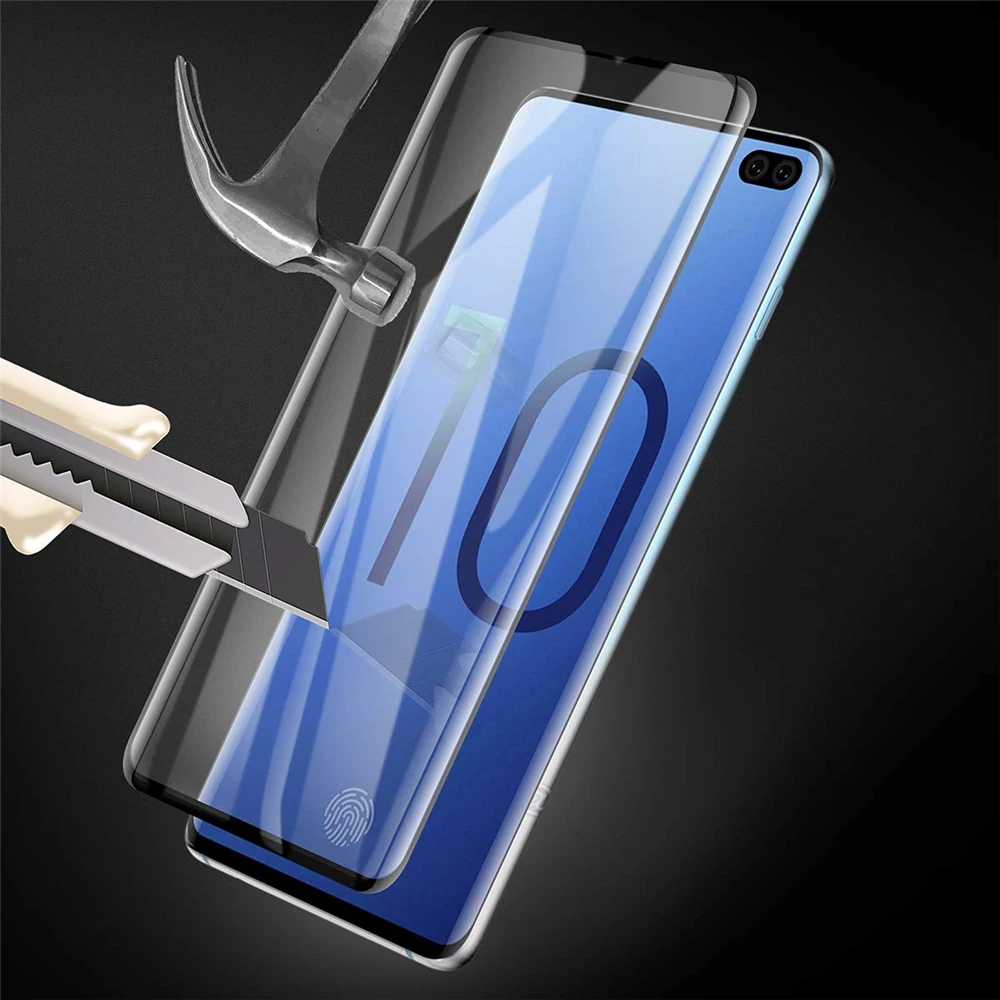 tempered glass for samsung Galaxy S8 S9 S10e S10 plus full cover S7 edge on the glass phone screen protector protective film