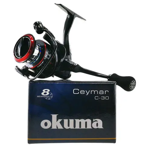 Okuma Ceymar Spinnrulle 7+1BB Max 15KG Power Ultimate Smoothness Fiskerulle Korrosionsbeständig grafitkropp Fiskerullar 12 best sales Okuma-rulle - №2