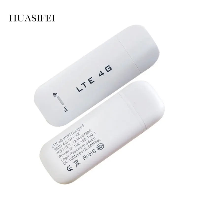 Huasifei LTE USB Wifi Unlock 4G Modem 3G Wii-Fi Dongle Mini Carfi Router Mobile Wi-Fi Hotspot Network Sticker With Sim Card Slot