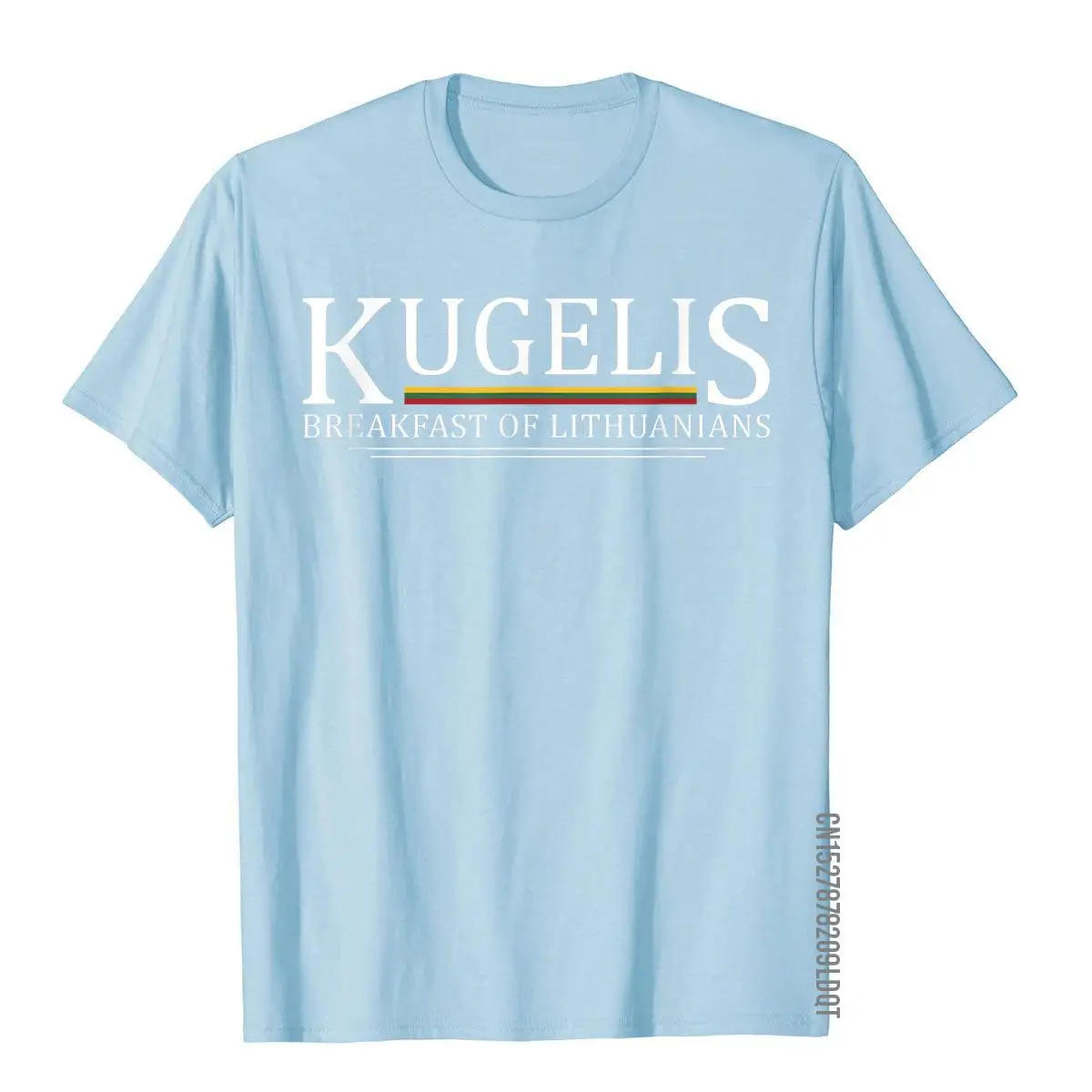 Kugelis Breakfast Of Lithuanians Funny Lithuanian Food Tshirts for Men 2023 New Arrival Fashion Tops & Tees