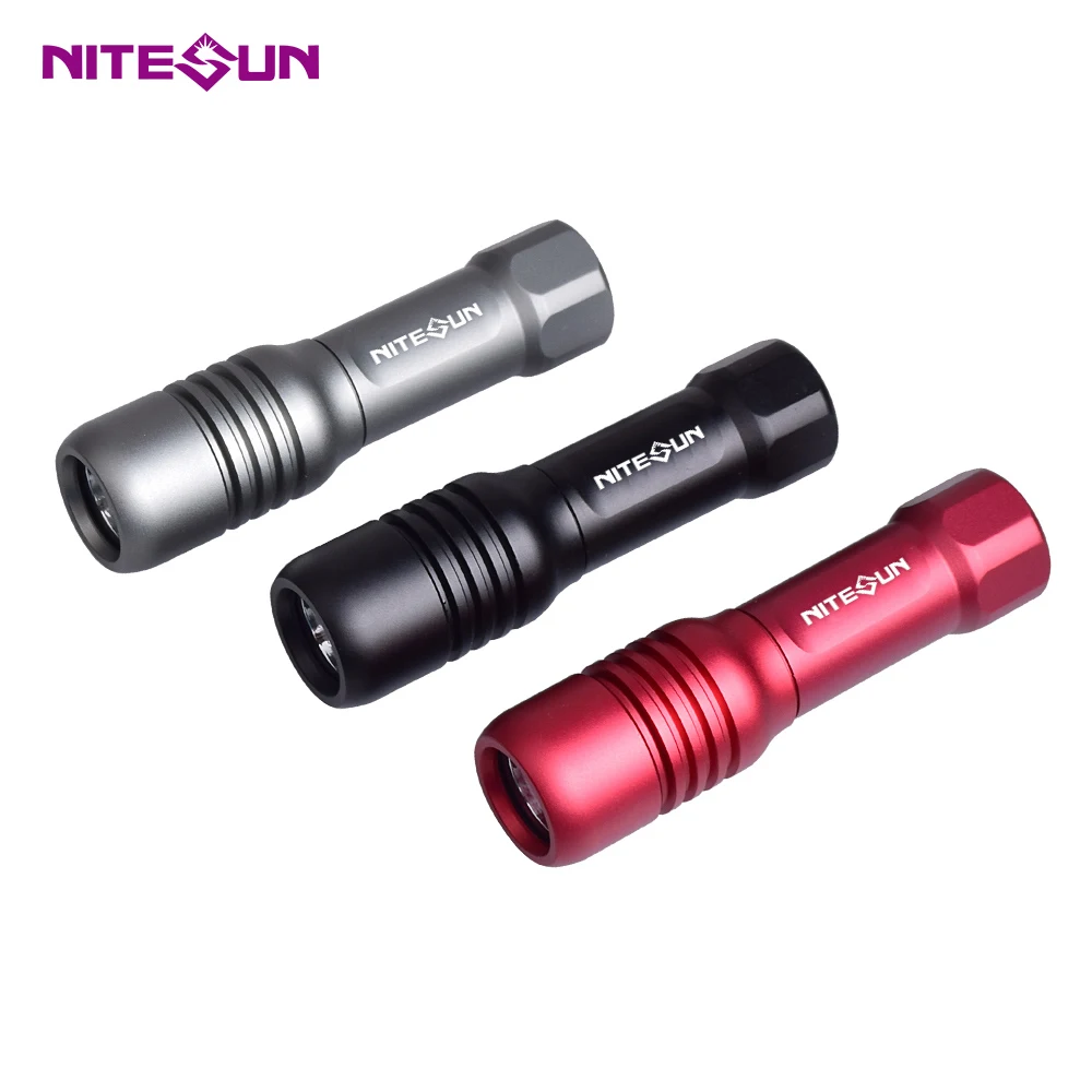 NITESUN DIV18 multi-function light can be widely used from diving, cycling, outdoors to EDC Max 630 lumens Use CREE XM-L2 U4 LED