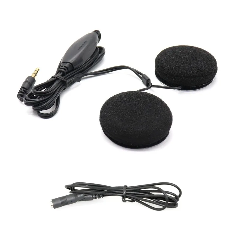 Microphone de moto, haut-parleur pour casque, oreillette, Intercom pour MP3 mp4 GPS CD Radio, Clip