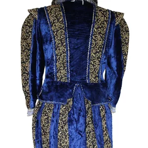 Medieval tudor cosplay for men, adult, queen tudor, kings, top, pants, hat, suit, l320 10 Main Sales Chapeu Queen Elizabeth - №8