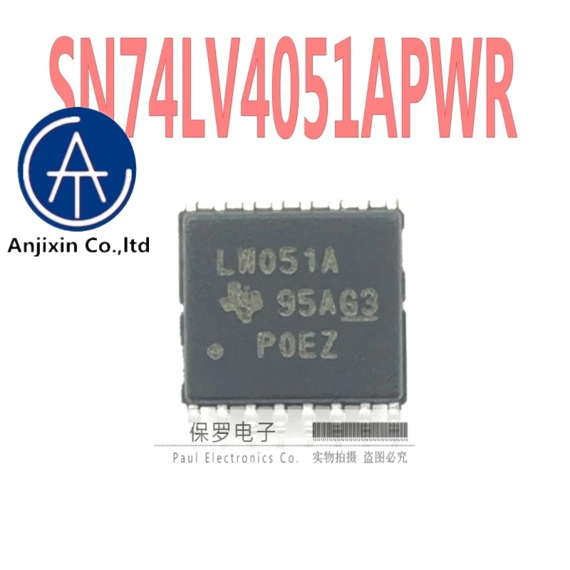 

10pcs 100% orginal and new multiplexer SN74LV4051APWR silk screen LW051A TSSOP-16 in stock