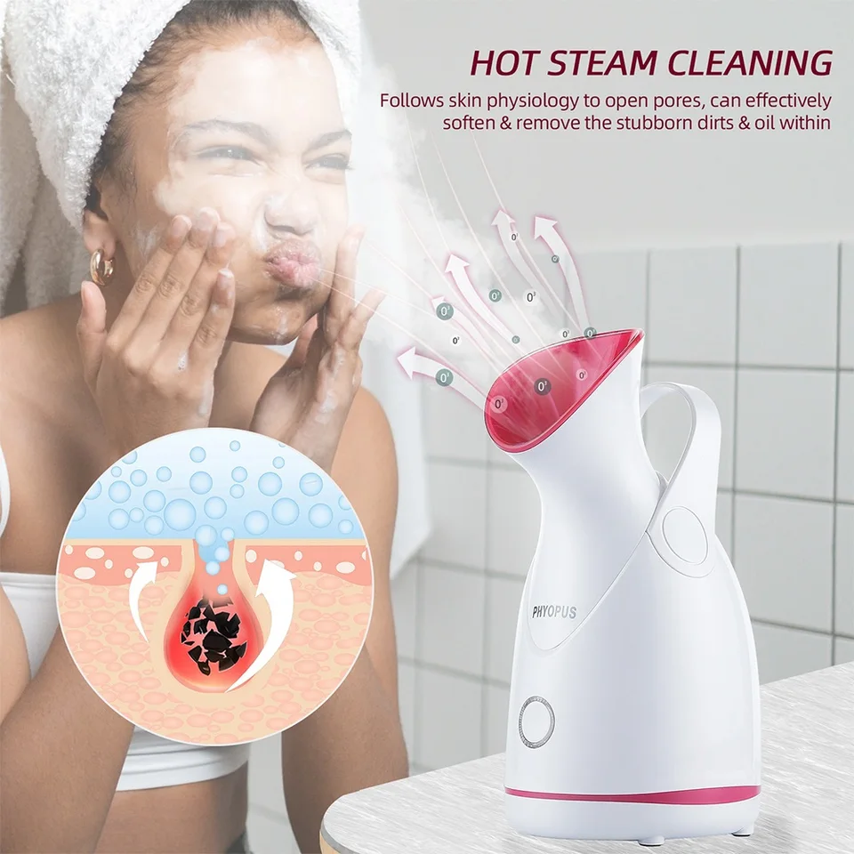 Face Steamer Nano Steam Hot Compress Heating Sprayer Skin