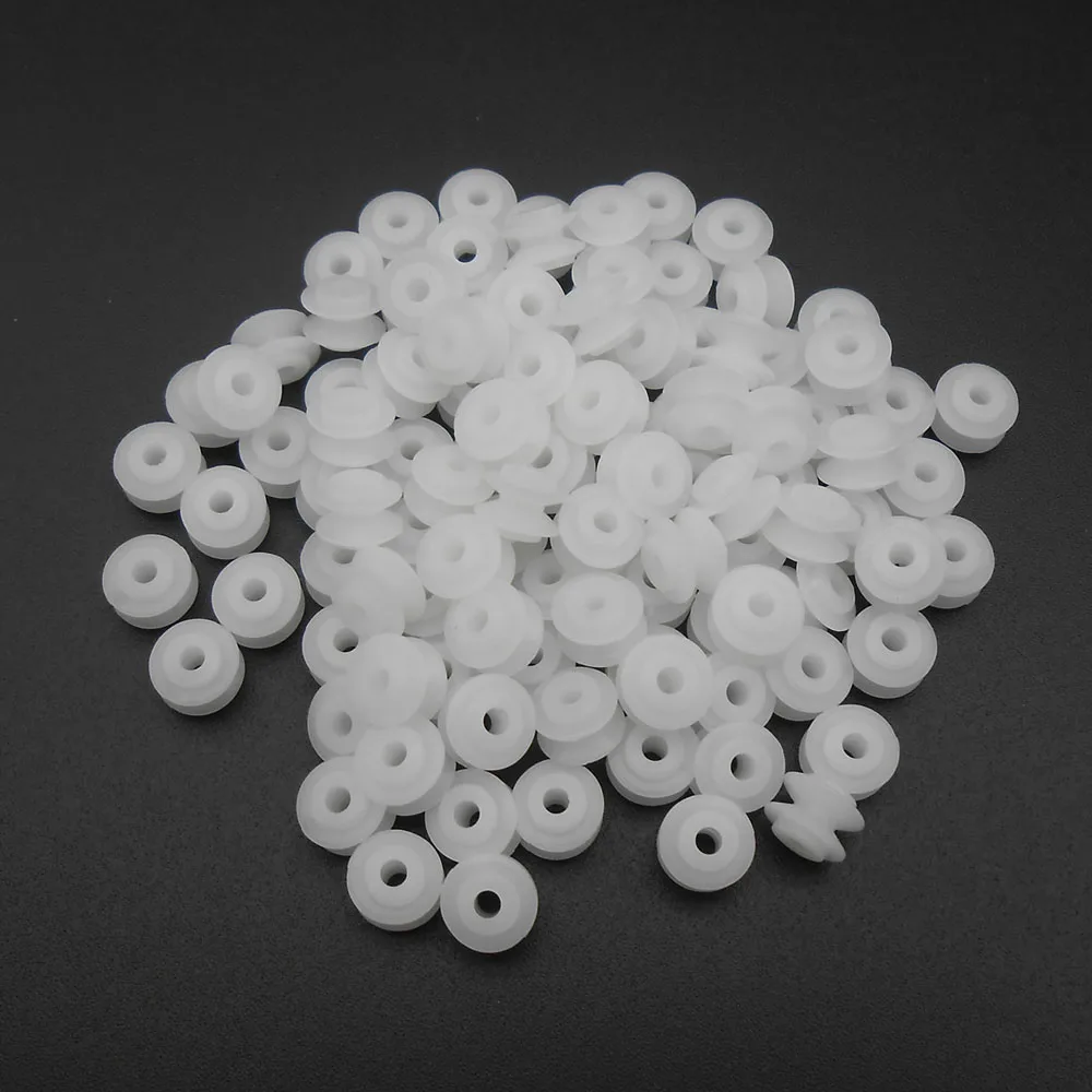 1000PCS X 7MM 2A Pulley Plastik Gear Model Motor Roda Dia.7mm Poros Lubang Dia.2mm 1.95MM 72A 7MMX5MM 7MM2A * FD168