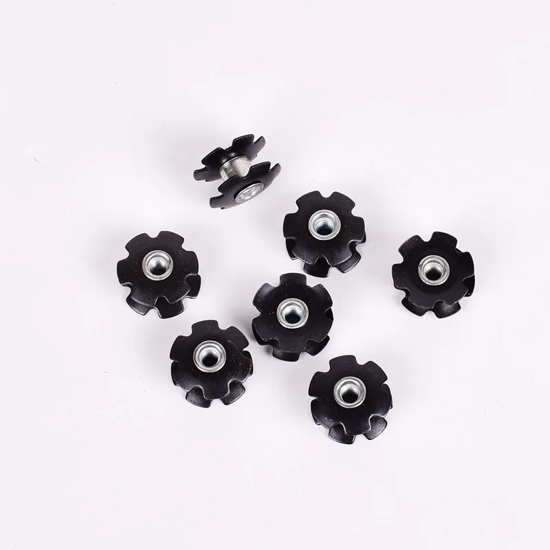 2/5PCS/Lot Bicycle Front Fork Mount Core MTB Fastening Bolts Star Nuts for 1-1/8