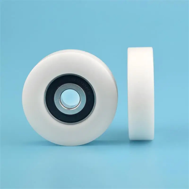 5 Stück/20 Stück 10*50*13,5mm Flachrolle 6200RS 6200 Lager POM Kunststoffbeschichtete Riemenscheibe Führungsrad 10x50x13,5mm – Detail 3