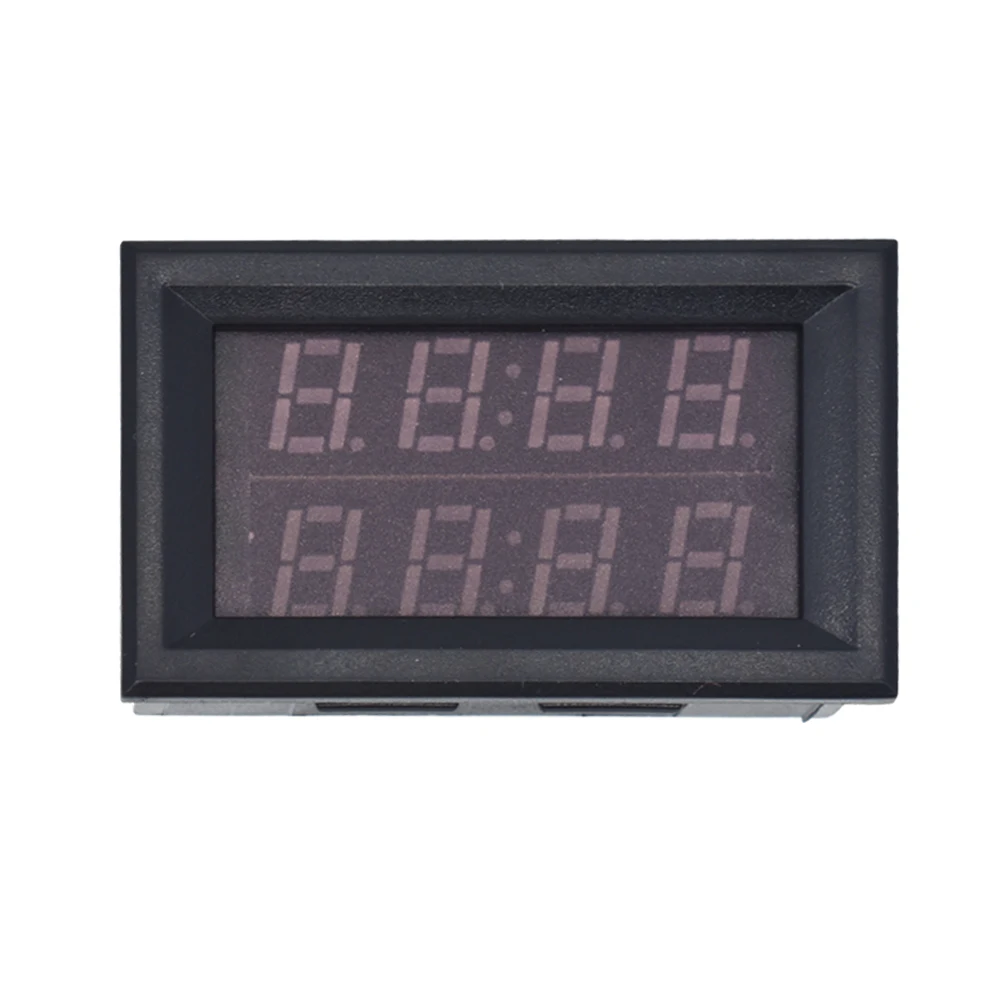 0.28 Inch Digital DC Voltmeter Ammeter 4 Bit 5 Wires DC 200V 10A Voltage Current Meter Power Supply Red Blue Dual Display