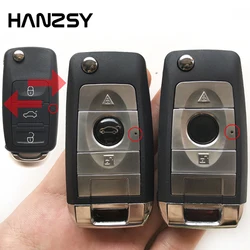 Modifed Remote Key Fob shell Für VolksWagen VW Passat b5 b6 Golf 4 5 Skoda polo Touran Sitz 2/3 tasten flip Klapp schlüssel Fall