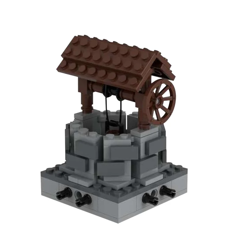 MOC-33504 Rustic Vintage Convenience Water Well Building block Toy Children Small Particle Building Block Toy