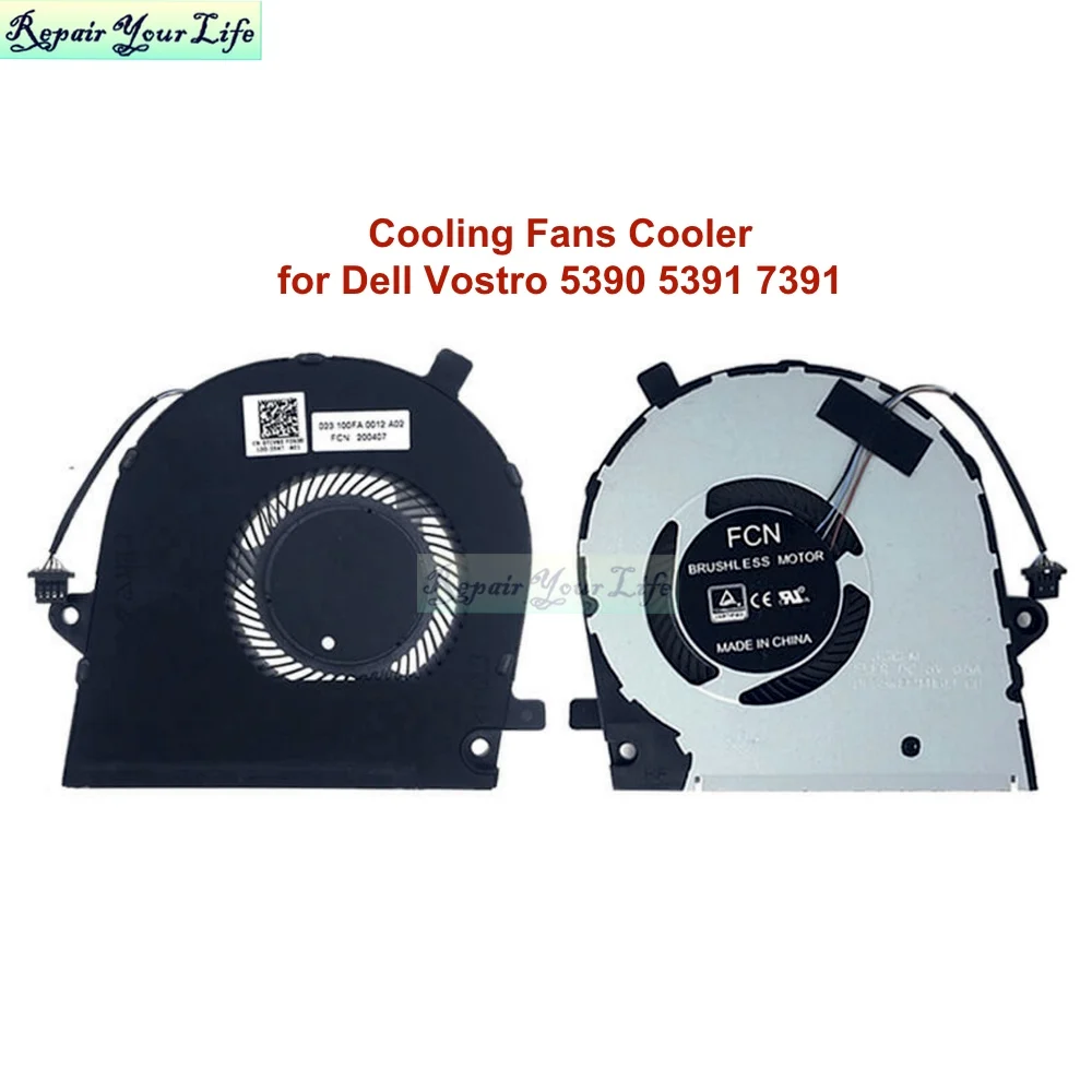 

Computer Cooling Fans Cooler for Dell Vostro 5390 5391 7391 Laptop Cooling CPU Fan CN-0TCV60 TCV60 DFS5K12214161J 023.100FA.0011