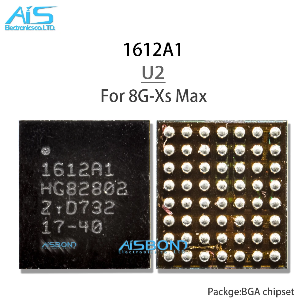 

5-20Pcs/lot New 1612A1 For iPhone 8/8Plus/X/XS/XSMAX/8P/11/PRO/MAX Charger IC Charging U2 U6300 USB Hydra IC Chip