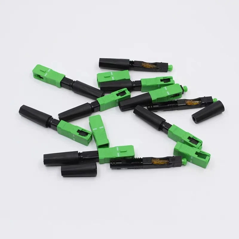 SC/APC ftth Быстрый коннектор, верхний наконечник, в пределах 100 дБ SM, быстрая сборка, полевой оптоволоконный коннектор ELINK, шт.