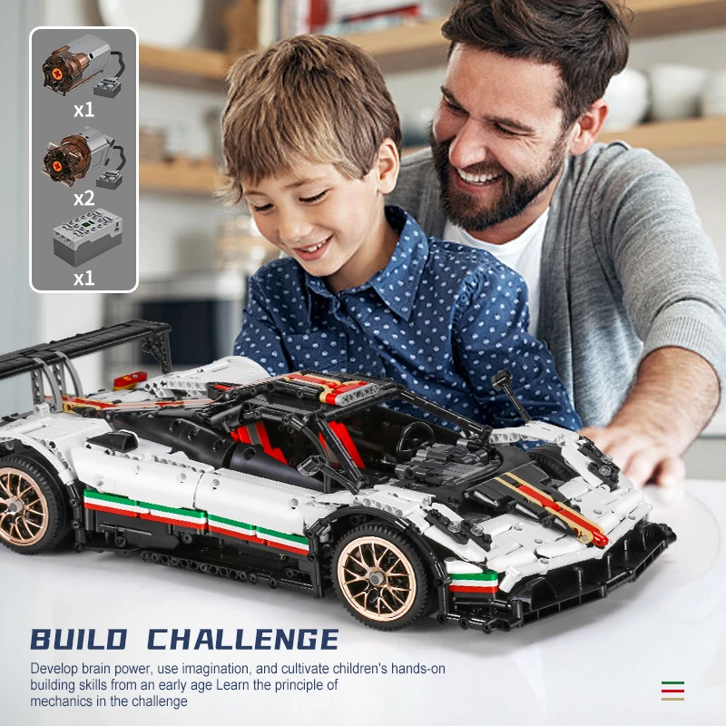 Schimmel Koning 13060 Technische Speelgoed Voor Jongens Bouwstenen App Rc Gemotoriseerde Zondas Racing Auto Model Bakstenen Kinderen Kerstcadeaus