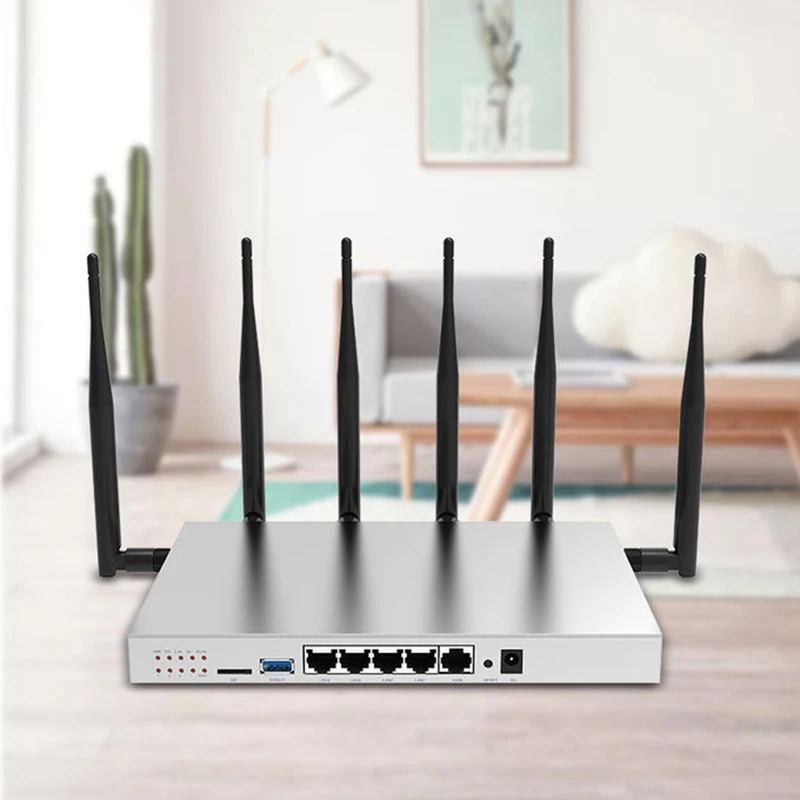 Wireless Router Metal Enclosure 5dBi Antenna Support RM160R-GL EM-12G Modules 2.4G 5.8G 1200Mbps Wifi Routers