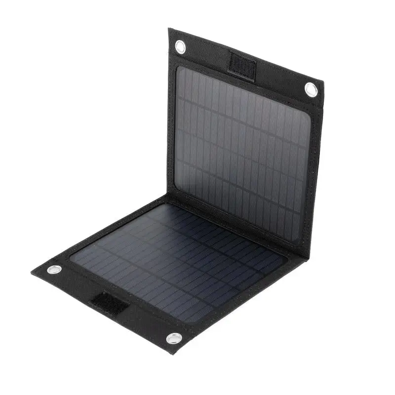 Imagem -03 - Dobrável Painel Solar ao ar Livre Carregador Portátil Dobrável Painel Solar Carregador Banco de Energia Móvel para o Telefone Bateria Porta Usb 25w 18v