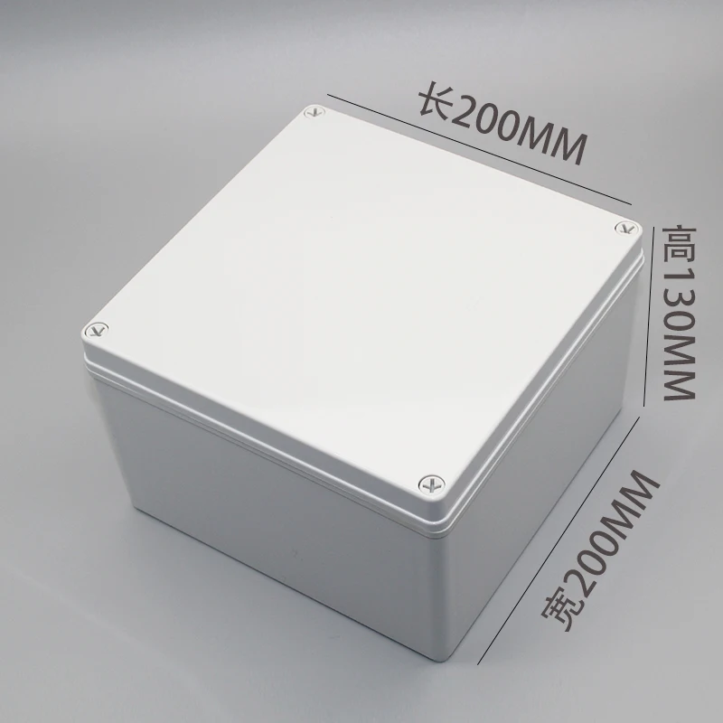Large Waterproof Plastic Box 200*150*100mm Transparent Cover Electronic Junction Enclosures 200*200*130mm IP67 Project Cases