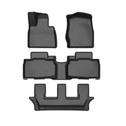 For Ford Explorer 2020 7 Seat Car Mats Fully Surrounded  Foot Pad Waterproof Non-Slip Rubber Floor Mat TPE Car Accessories