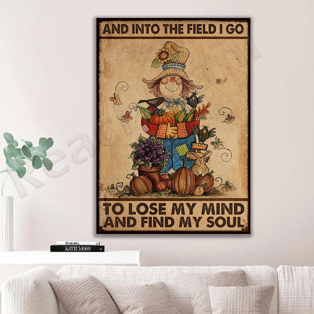 Farmer and farmer farmer in the field I will lose my mind and find my soul picture poster home home display living decor