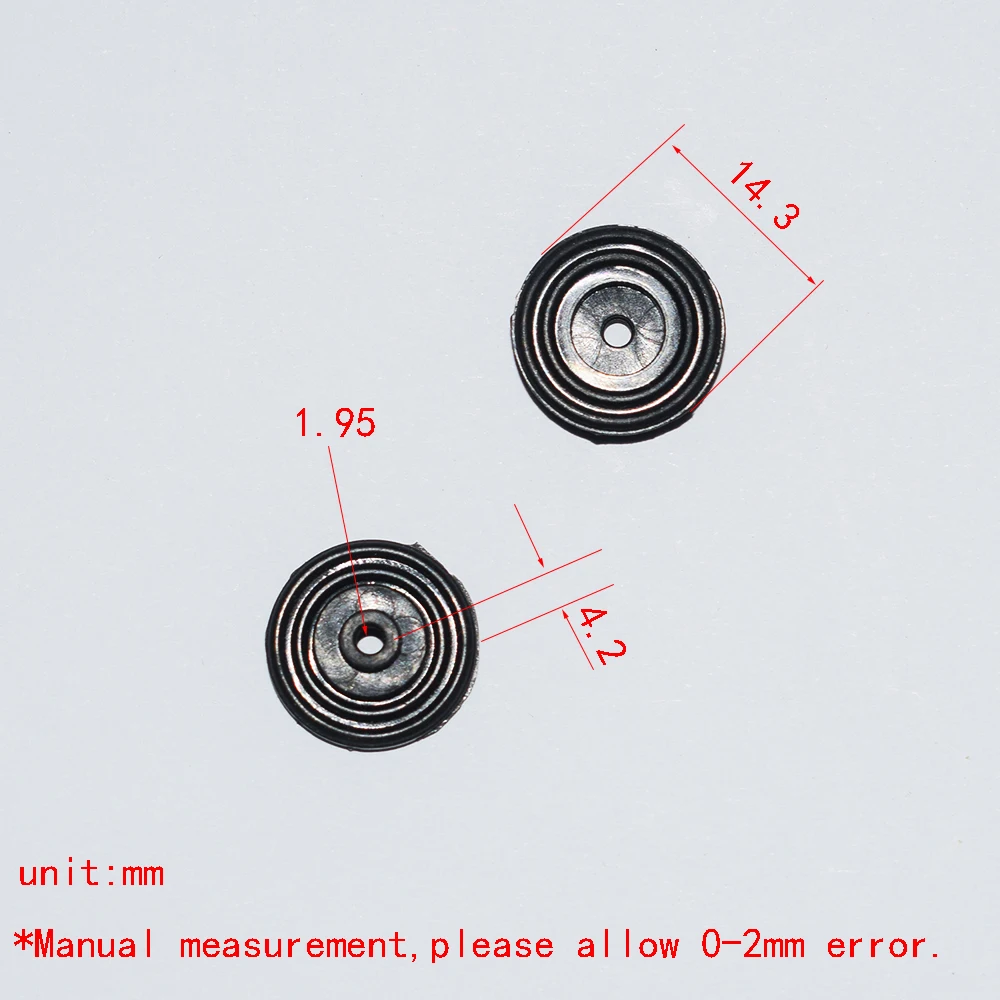 10/100pcs 2x14mm black soft rubber motor leakage water gasket dron rc car plane robot kids toys for boys diy baby accessories