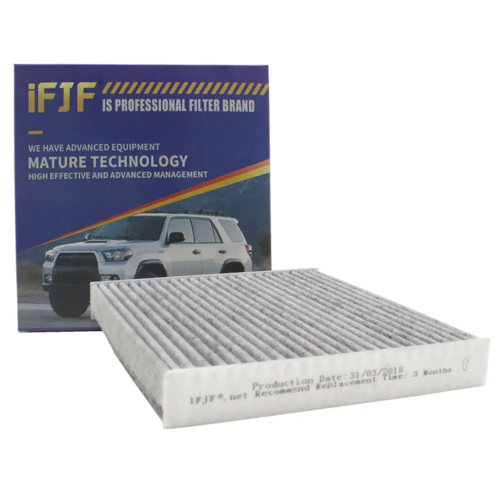Activated Cabin Air Filter CF10285 87139-02090 for Toyota/Lexus/Scion/Subaru Premium against Bacteria Dust Viruses Pollen Gases