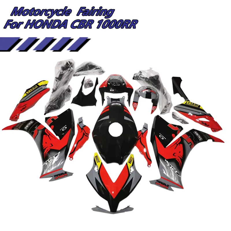 

For Honda CBR1000RR 2012-2016 Motorcycle Fairing Glossy Shell Tornado Bull Red Color Premium ABS Injection Housing Kit