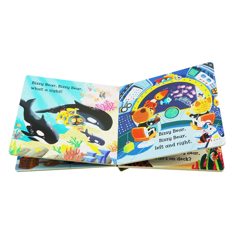 Bizzy Bear Deep Sea Diver English Picture Book Early Education Reading Enlightenment Book Children Toys