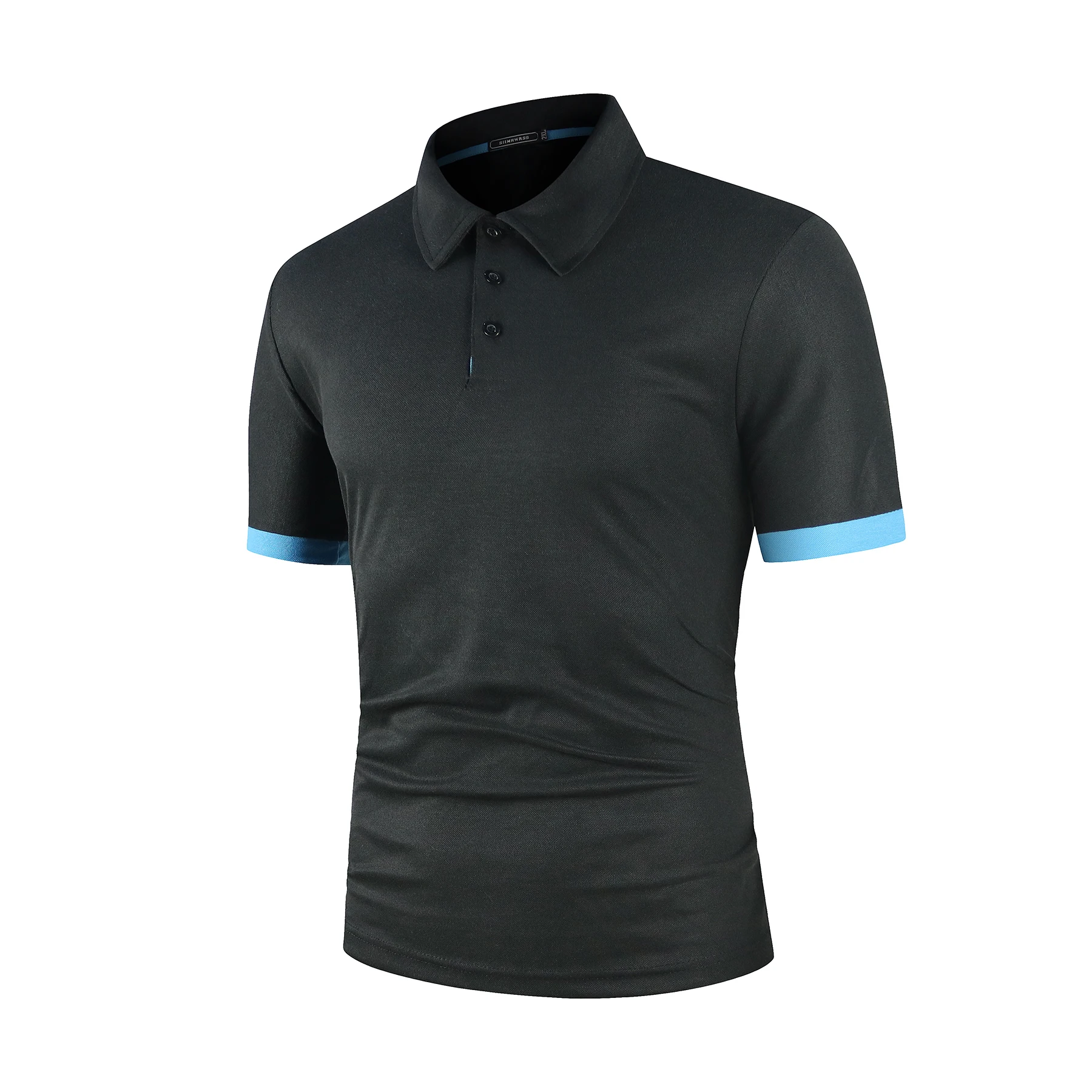 Männer Polo Männer Shirt Kurzarm Polo-Shirt Kontrast Farbe Polo Neue Kleidung Sommer Streetwear Casual Mode Männer tops – Detail 11