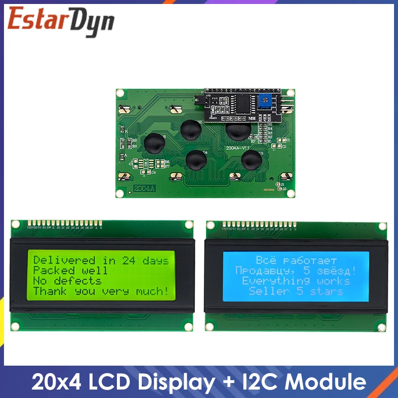 2004A LCD-Modul mit I2C-Schnittstelle: Perfekte Lösung für Arduino-Projekte im Jahr 2024