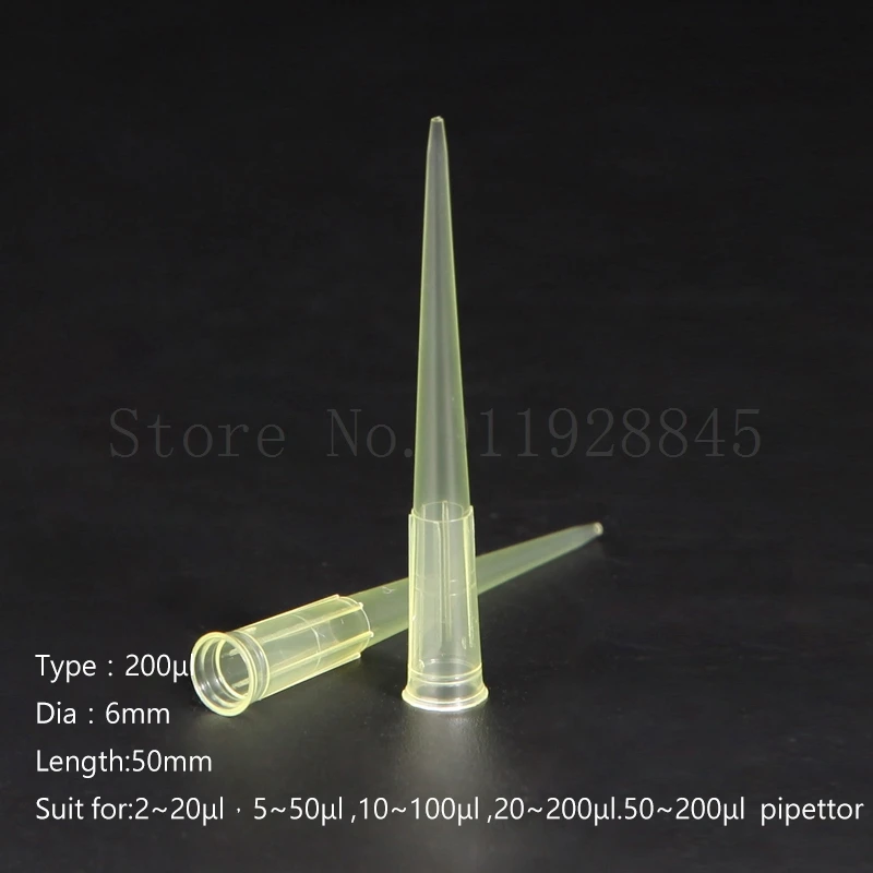 Lab 10ul 200ul 1000ul 5ml 10ml Disposable PP Plastic Pipette Tips For Microbiological Test Pipettor Tips