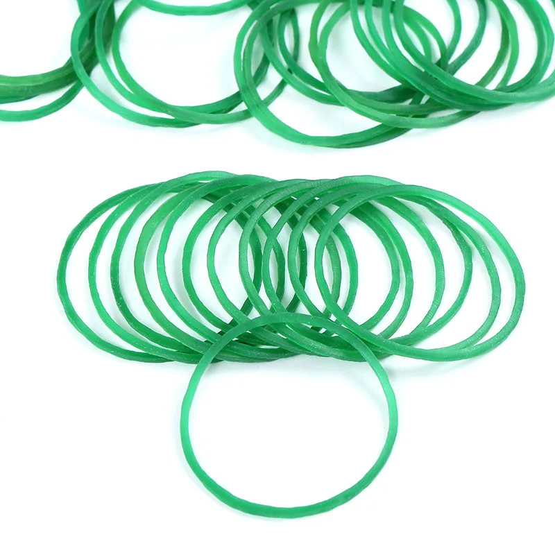 100 Pieces/Pack green Rubber Bands D38mm Strong Elastic Band office for school Industrial Supply Stationery Holder Packing Suppl